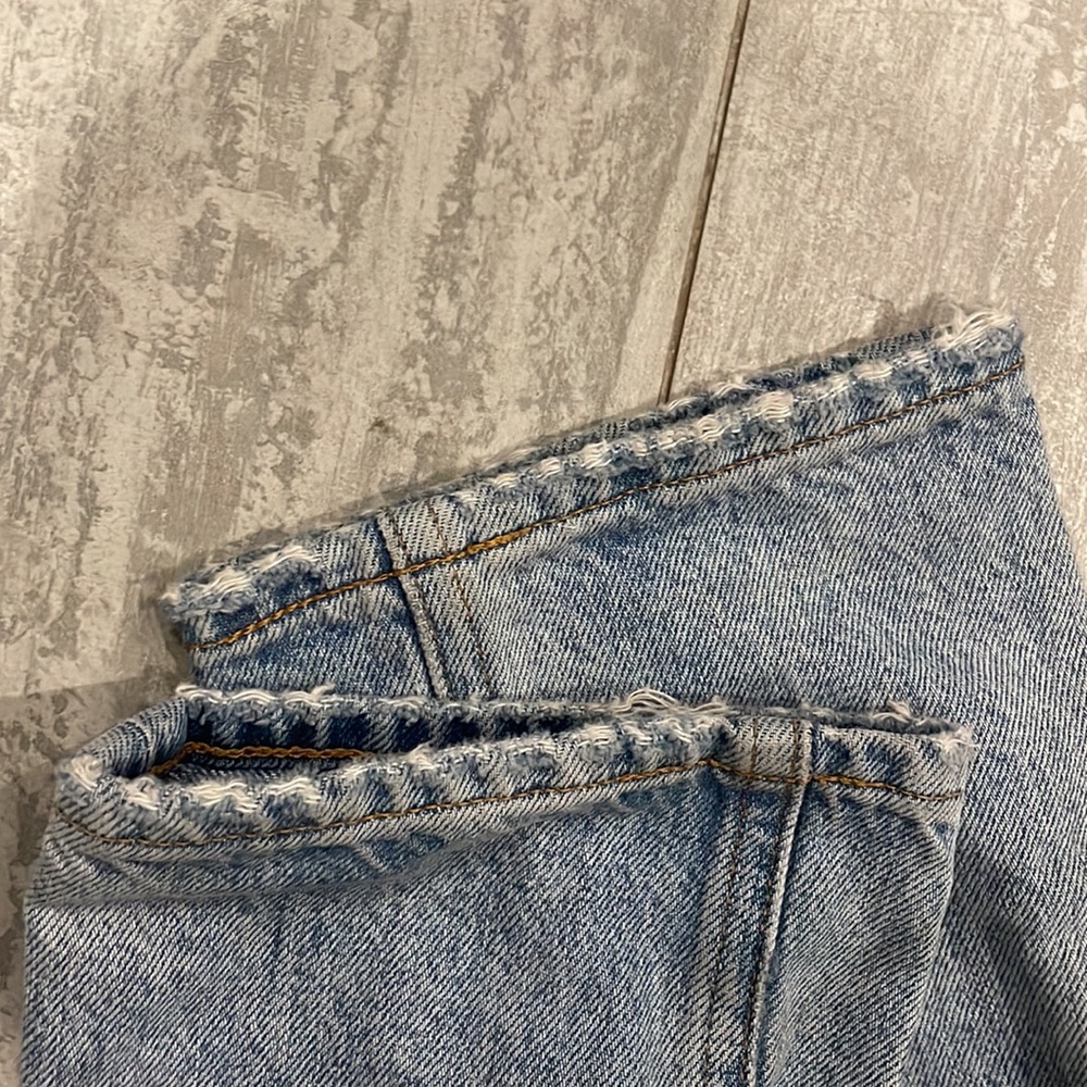 Aritzia Denim Forum The Nina Stovepipe in Tequila Lightly Distressed Long Jeans - Picture 13 of 14